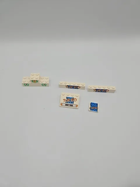 Lego 6327 Replacement Decal Bricks And Slopes 6 Pieces