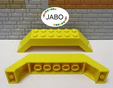 (B8/6) LEGO 2 x 30180 Arch Brick Bridge 10x2x2 yellow