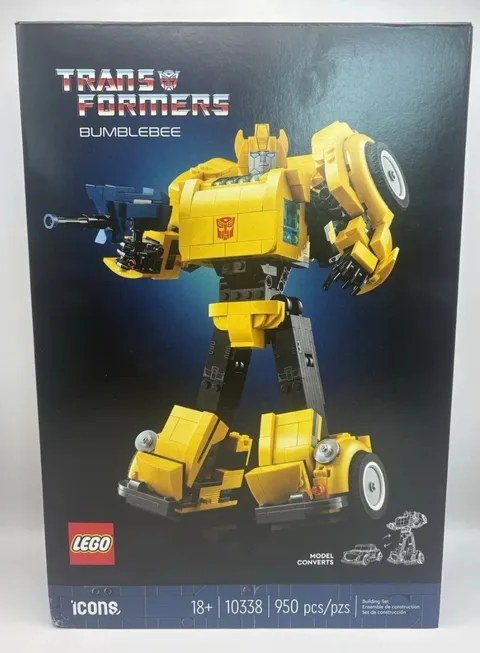 LEGO Icons Transformers 10338 Bumblebee Converts 950 pcs Read Description