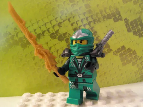 LEGO Ninjago Minifigure Lloyd from LEGO 9574(with weapons-GDS), New