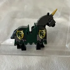 LEGO Black Horse with Dragon Barding | 7187 Rare Adult Owned