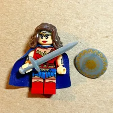 Lego-like DC Comics WONDER WOMAN - Minifigure Custom / DCEU Justice League