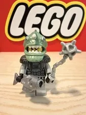 Lego Ninjago Movie Shark Army Angler Minifigure With Accessories 
