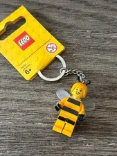 Lego 853572 Bumblebee Girl Mini Figure Keychain 2016 - NEW With Tags! Retired 