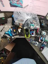 Lego Near Complete Cars With About 3lbs Of Car Parts.     Not Completed 