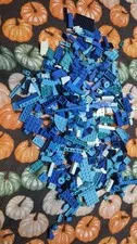 LEGO Bulk Lot Blue Teal Sky Azure Ocean Bricks Plates Slopes Parts MOCbright