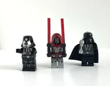 LEGO Star Wars Rare Sith Warrior sw0499 Darth Vader White Pupils Sith Trooper