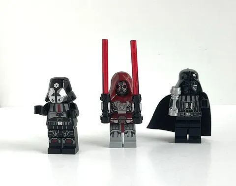 LEGO Star Wars Rare Sith Warrior sw0499 Darth Vader White Pupils Sith Trooper