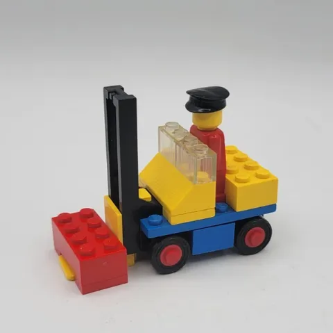 LEGO Legoland Fork Lift With Driver C615 (425) 1976 Set w/Minifig Retired
