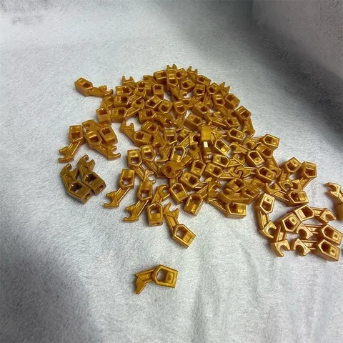LEGO Pearl Gold Mechanical Arm Parts Lot of 60 Exo-Force Bionicle Technic