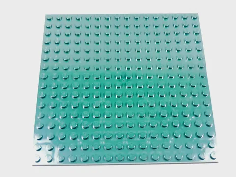 LEGO Dark Green 16x16 Dot Plate S6