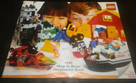 ⭐(1×)Lego Shop At Home Imagination 1993 Magazine Catalog⭐