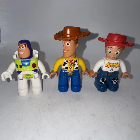 Toy Story Lego Duplo Buzz Lightyear Woody & Jessie Action Figures Mini Fig Lot