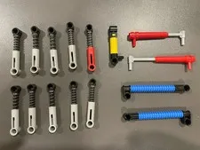 LEGO BULK LOT OF 15 TECHNIC SHOCK ABSORBER 6.5L COMPLETE ASSEMBLY