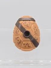 LEGO TMNT - Minifig, Turtle Shell w/ Dark Brown Horizontal & Diagonal Belts