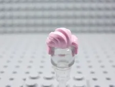 LEGO Pink Short Hair Minifig Pompadour Hairstyle BQ