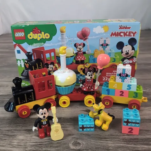LEGO DUPLO Disney Mickey & Minnie Birthday Train 10941 Building Toy RETIRED
