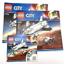 LEGO City Lot of Bookelet Manuals only 60226 Space Mars Research Shuttle