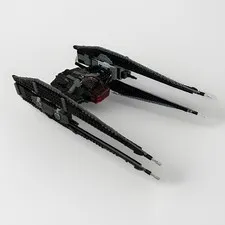 LEGO Star Wars Kylo Ren's TIE Fighter Silencer Built Ship No Box