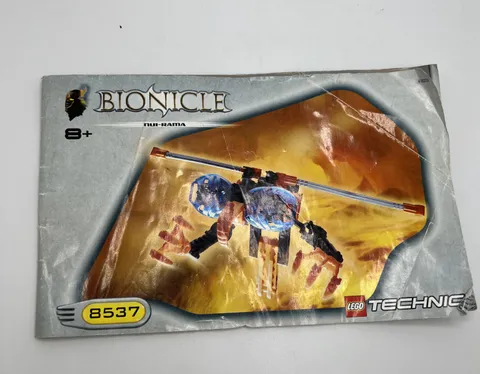 Lego Technic Bionicle Nui-Rama - Set 8537 Instructions Manual  Only