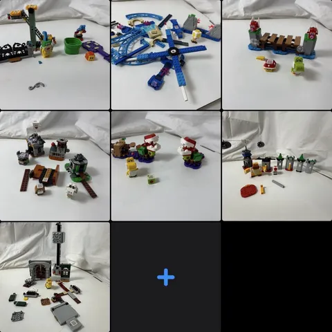 LEGO Super Mario Expansion Sets Mixed Lot Incomplete Parts Yoshi Toad 