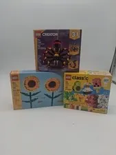 NEW Lot of 3 LEGO Surprising Spiders, Food Friends& Sunflowers 31159 40524 11039