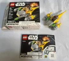 LEGO 75223 STAR WARS NABOO STARFIGHTER MICROFIGHTER - 100% COMPLETE PREOWNED