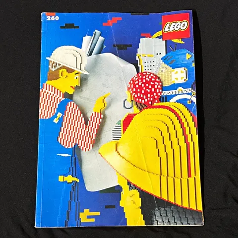 LEGO Set 260 Illustrated Instruction Manual Booklet, English, 1990 (MPN 120086)