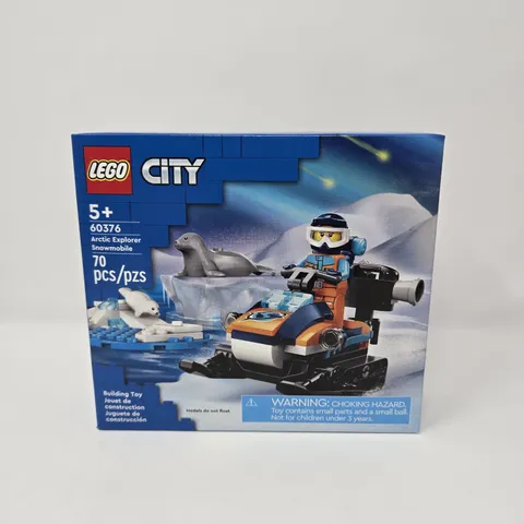 LEGO City Arctic Explorer Snowmobile 60376 Building Set 70 pcs NEW Sealed
