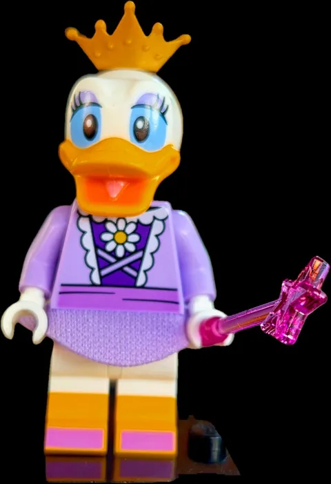LEGO Daisy Duck - Lavender Dress, Gold Crown Minifigure Disney 10780 NEW dis079