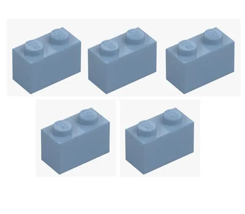 LEGO ® 5x brick 1x2 sand blue 3004 6177142 blue brick spare parts brick New
