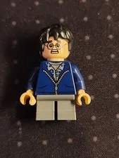 LEGO® Minifig hp495 - Harry Potter - Dark Blue Hoodie, Rare Hard To Find