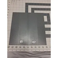 Lego Base Plate 30225 32x32 City Road Split Lanes Divider Median