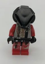 LEGO UFO Zotaxian Alien Minifigure Chamon Space Black Helmet 2543 Spacecraft