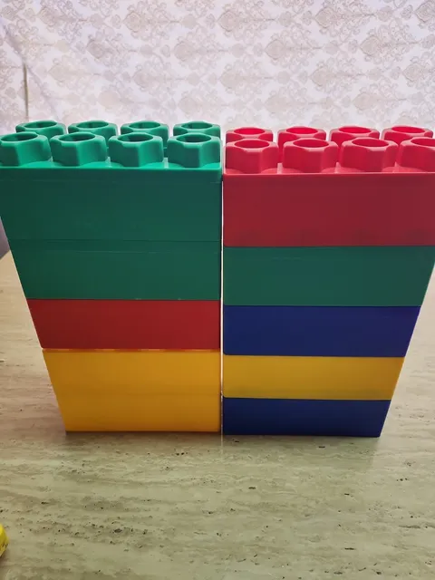 Vintage Lot of 11 LEGO  Jumbo Bricks