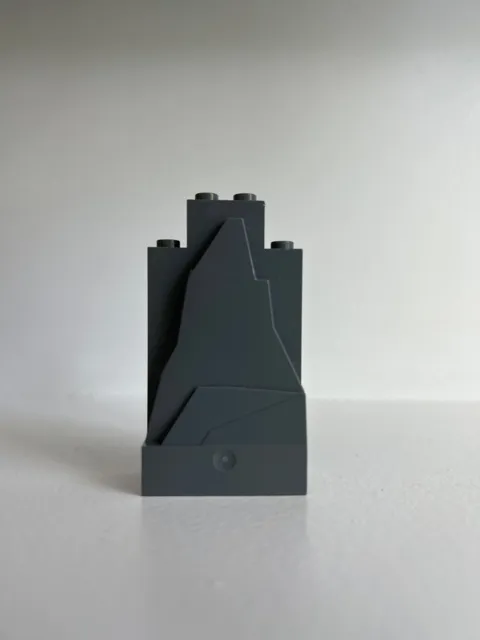 Lego 47847 54782 57512 33458 Rock Panel 2x4x6 Dark Bluish Gray