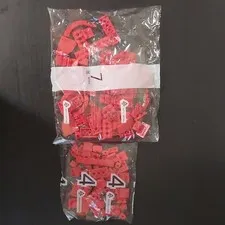 LEGO Ideas Fender Stratocaster 21329 - Red Guitar Body Bags 4 & 7 Sealed Lot