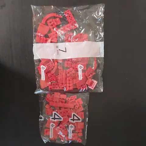 LEGO Ideas Fender Stratocaster 21329 - Red Guitar Body Bags 4 & 7 Sealed Lot