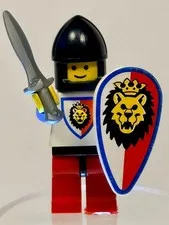 LEGO® CASTLE Royal Knights Knight 1 (cas061) w/Large Sheild (Complete) EXCELLENT