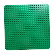 Vintage LEGO DUPLO Green Baseplate 24x24 Stud Building Base 15" x 15" Genuine