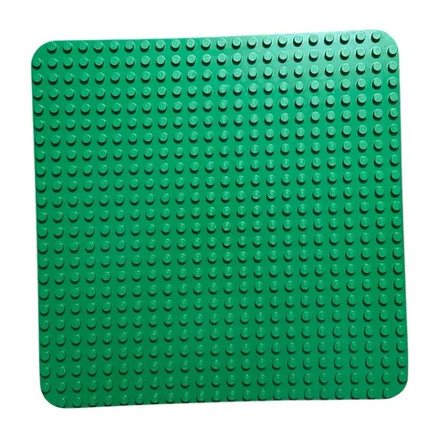 Vintage LEGO DUPLO Green Baseplate 24x24 Stud Building Base 15" x 15" Genuine