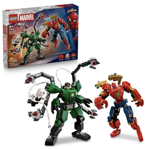 LEGO Marvel Mech Battle: Spider-Man vs Doc Ock (76338) + Ghost Spider Minifigure