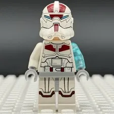 LEGO Star Wars Jek-14 With Clone Helmet Minifigure 75018 sw0475 Authentic