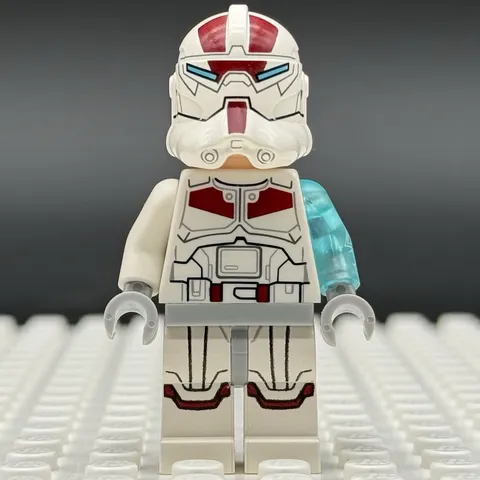 LEGO Star Wars Jek-14 With Clone Helmet Minifigure 75018 sw0475 Authentic