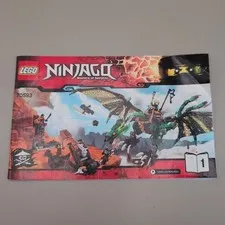 Lego 70593 Book 1 Ninjago Masters Of Spinjitzu Instruction Manual Only