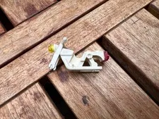 LEGO motorcycle white ref x81