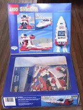 Lego Model Team 5521 Sea Jet 1991 Original Box Instructions Vintage READ