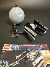 LEGO 9676 Star Wars TIE Interceptor & Death Star Complete Set w/ Instructions