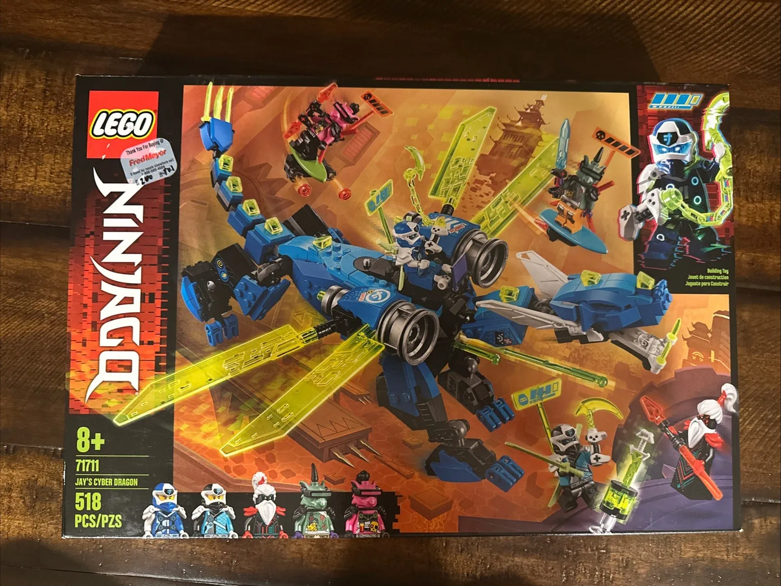 LEGO NINJAGO: Jay's Cyber Dragon (71711)..New..Factory sealed