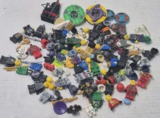 HUGE Lego Ninjago Minifigure Parts Lot Incomplete Ninjas/Villians/Chima Pieces